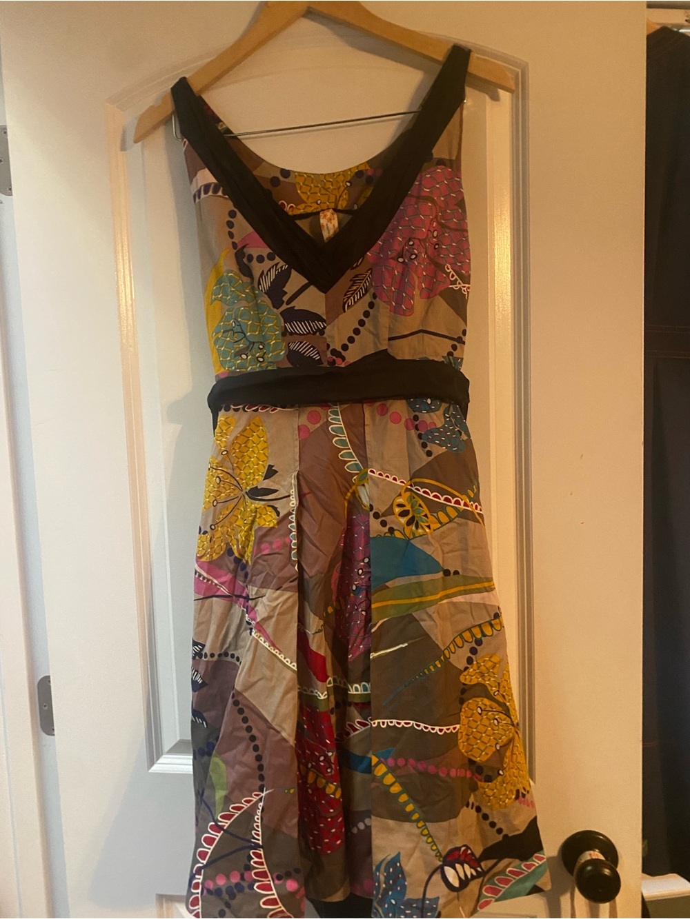 Anthropologie Maeve Womens Fit And Flare Dress Cottage Romantic - Picture 7 of 8